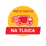 Selo de frete grátis para entregas na Tijuca Rio de Janeiro Crochê by Line