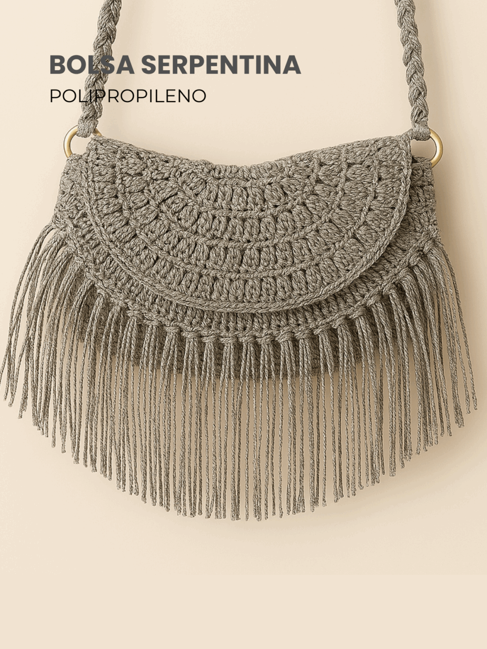 Bolsa Serpentina de crochê1