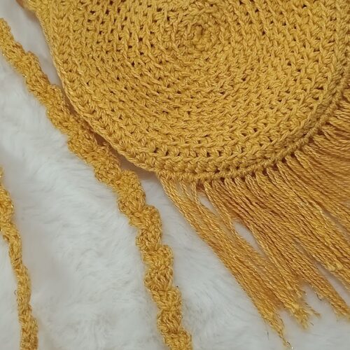 Bolsa Brilhar de crochê