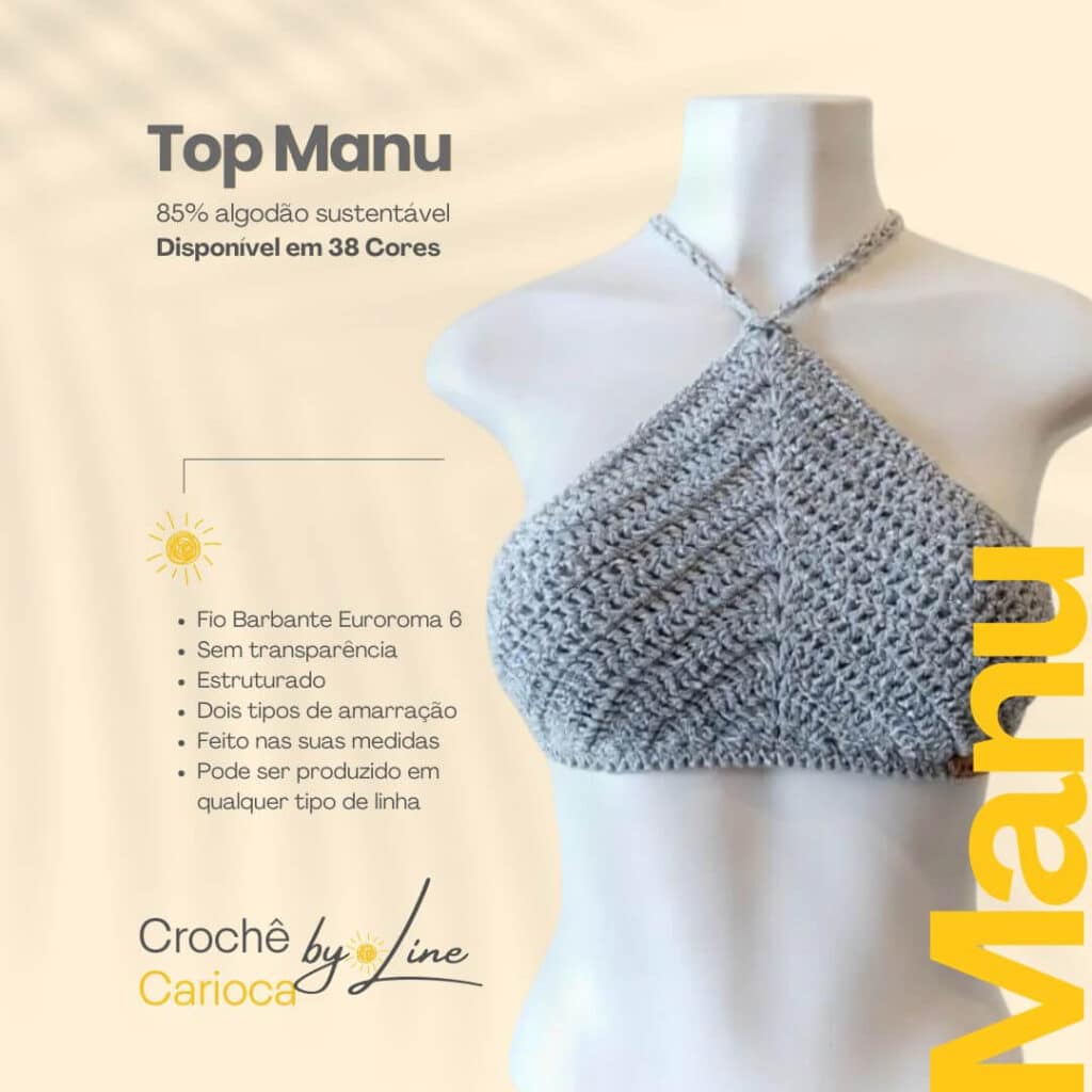 CATALOGO CROCHE BY LINE FOTO top Manu 1