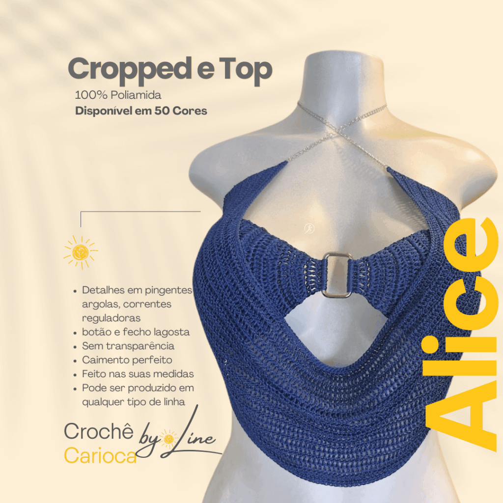 Cropped e Top Alice
