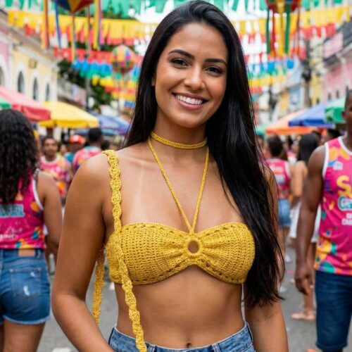 Crochê by Line 24 Top Brilhar