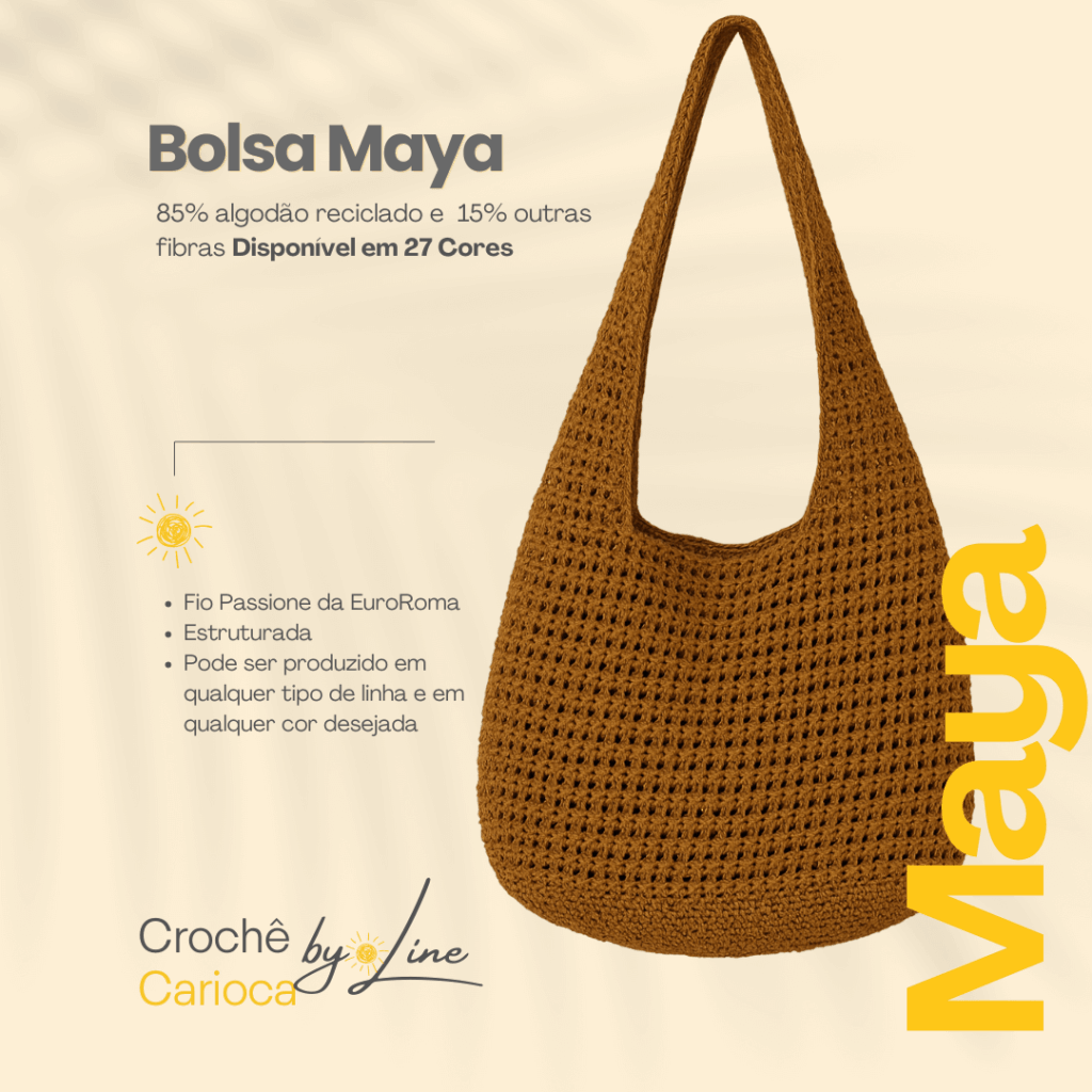 bolsa de croche by line