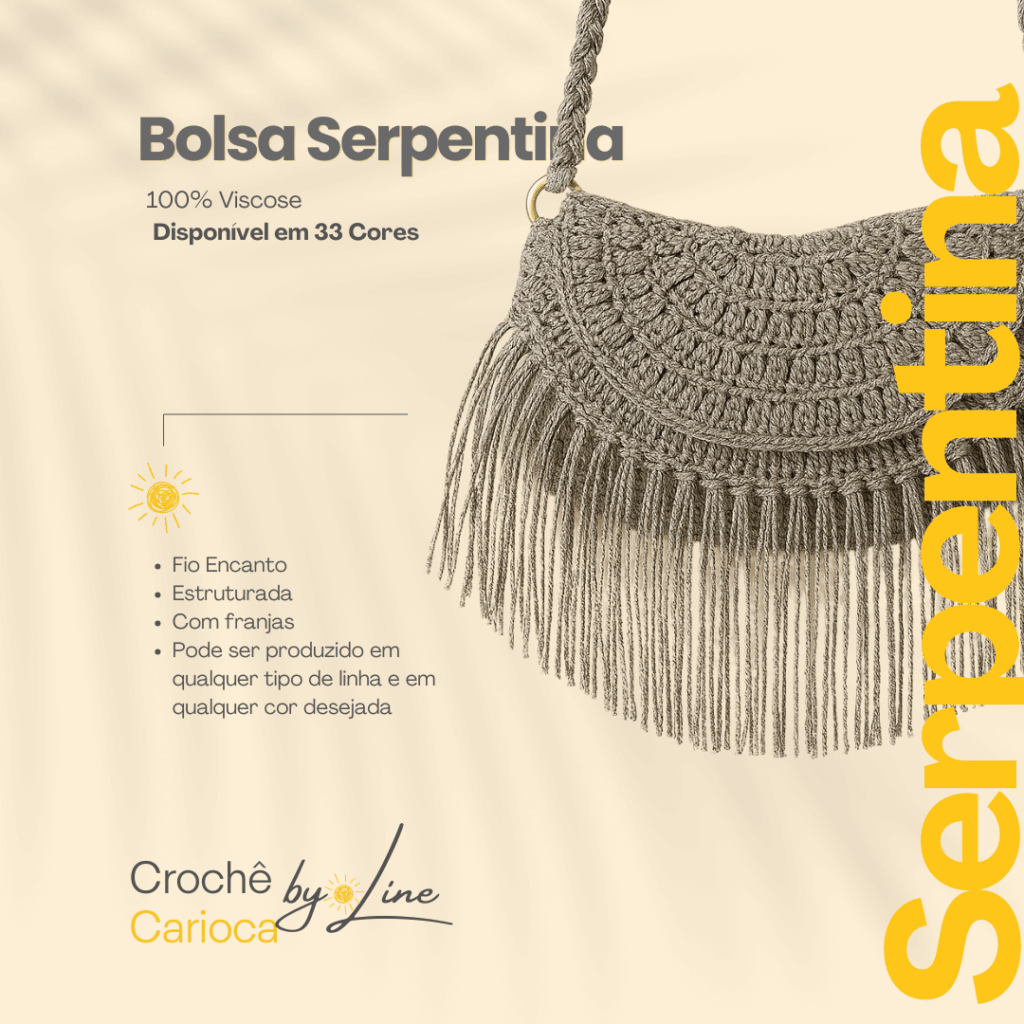 bolsa de croche by line 4