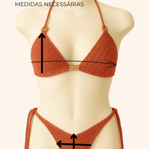 Conjunto Yasmin de crochê