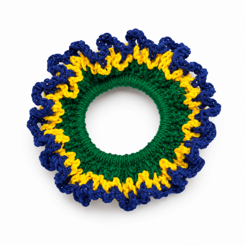 Scrunchies de crochê