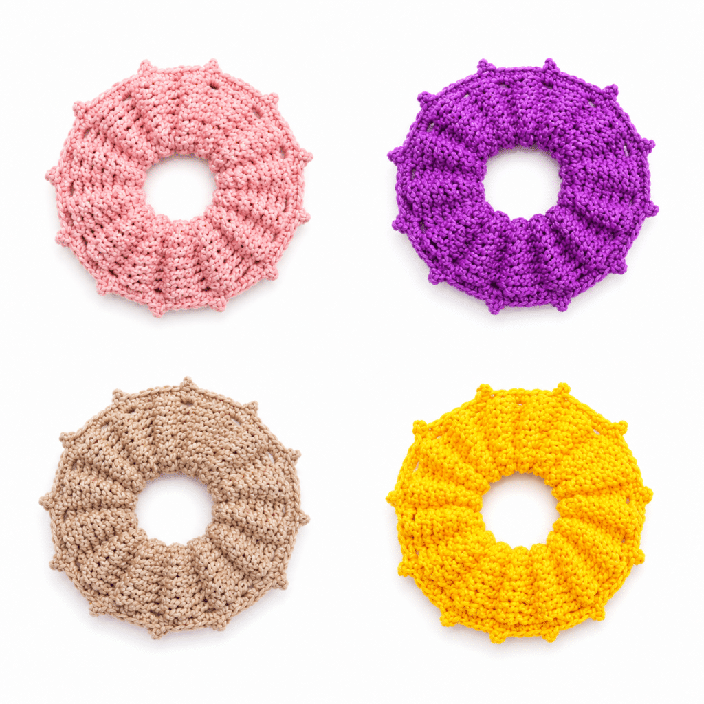 Scrunchie de crochê ou xuxinhas para vender