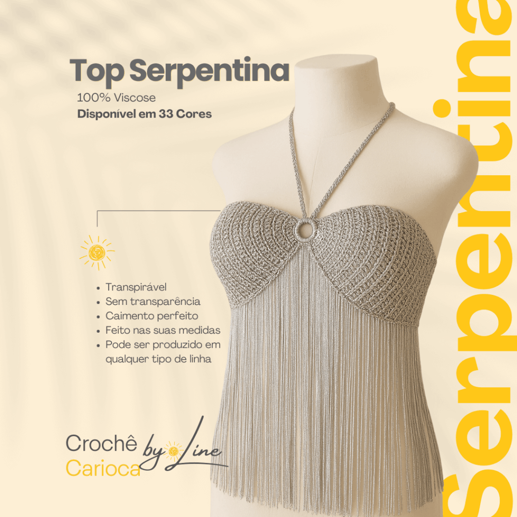 Cropped de croche by line catalogo de pecas de croche 15