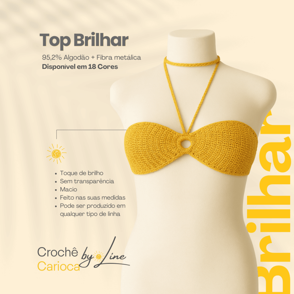 Cropped de croche by line catalogo de pecas de croche 17