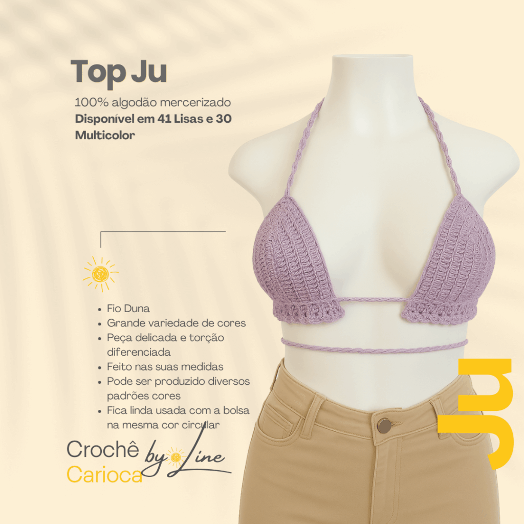 Cropped de croche by line catalogo de pecas de croche 8
