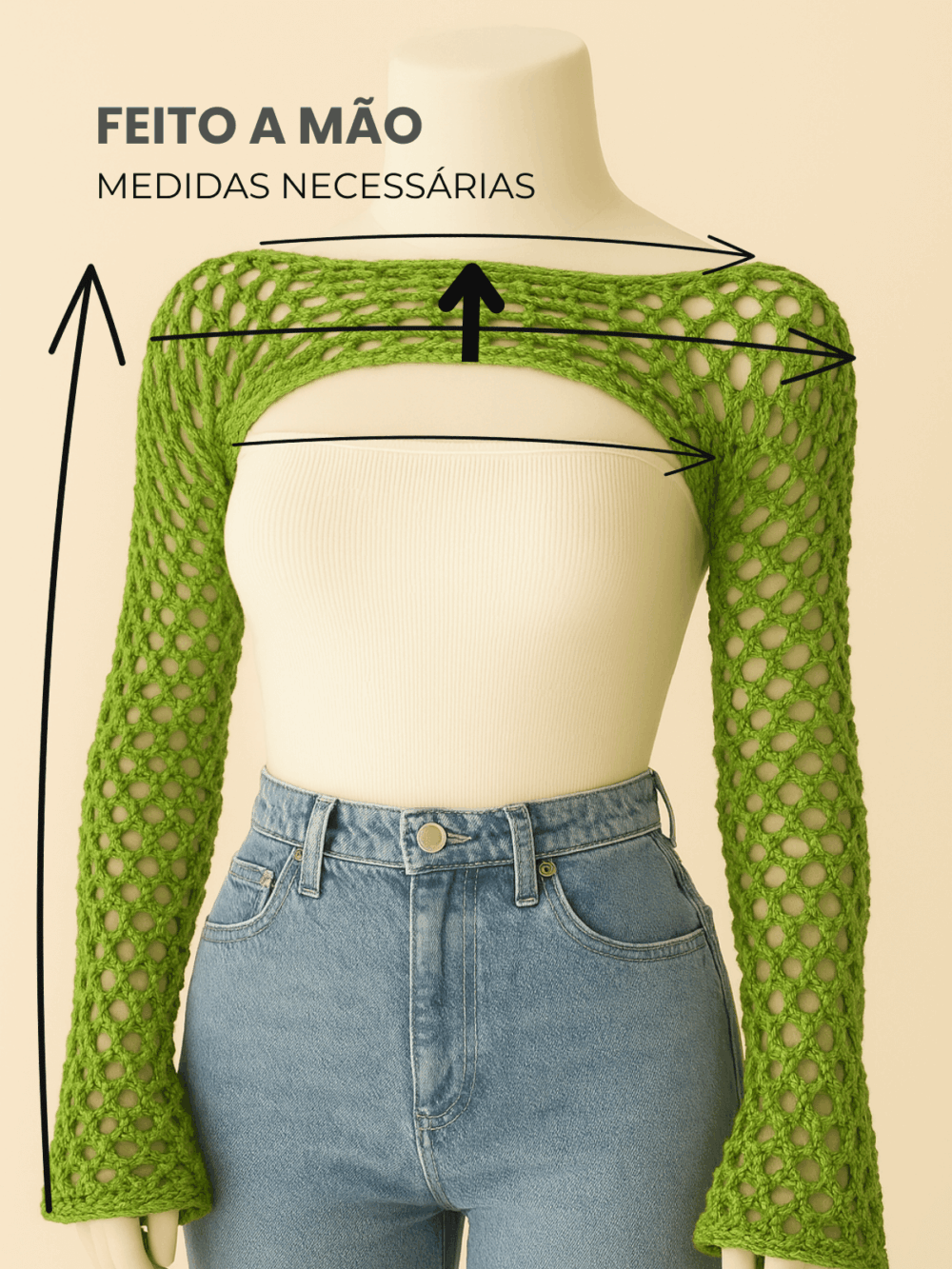 Top Manguinha de algodão - Imagem 2