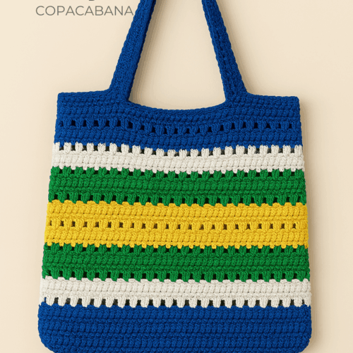 Bolsa Copacabana de Crochê