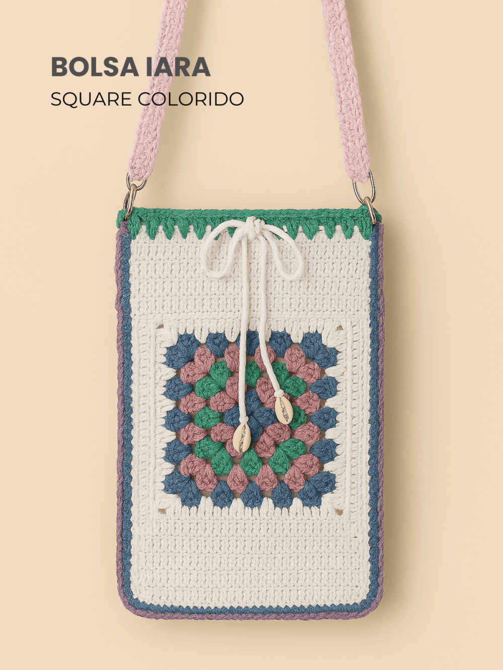 Bolsa Lara de Crochê