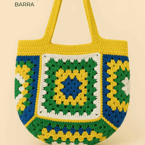 Bolsa Barra de Crochê