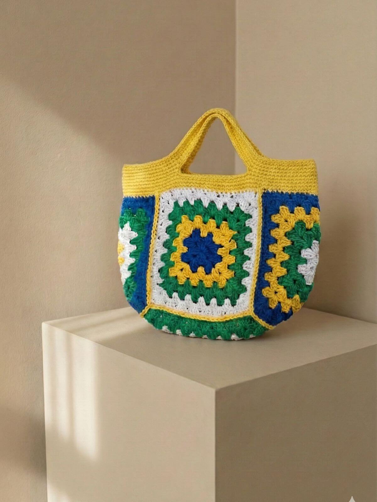 Bolsa Barra 1 bolsa barra de crochê by line