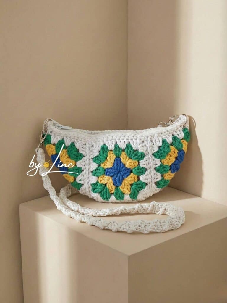 Bolsa Leblon de crochê - Coleção Brasil