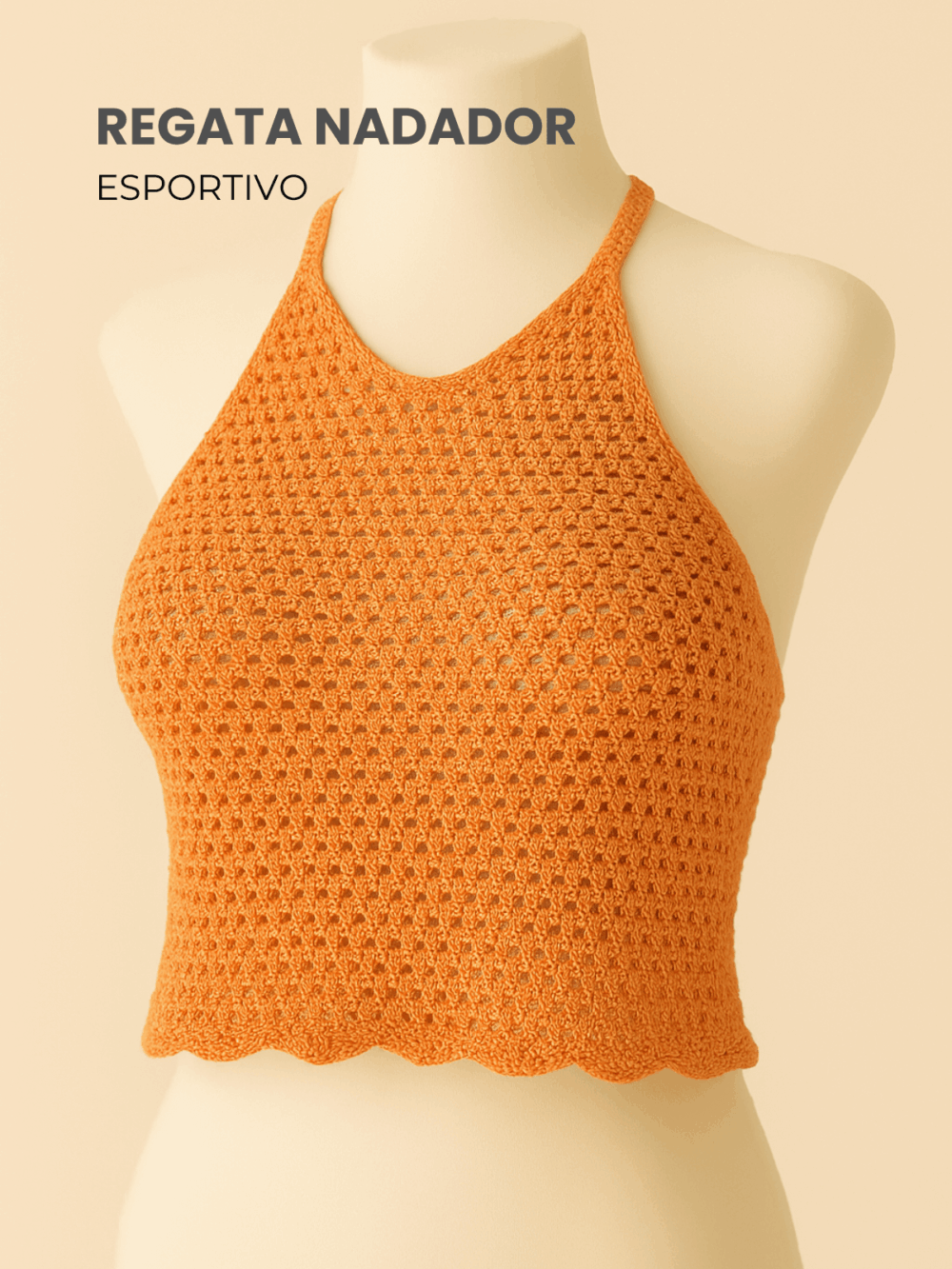regata nadador de croche