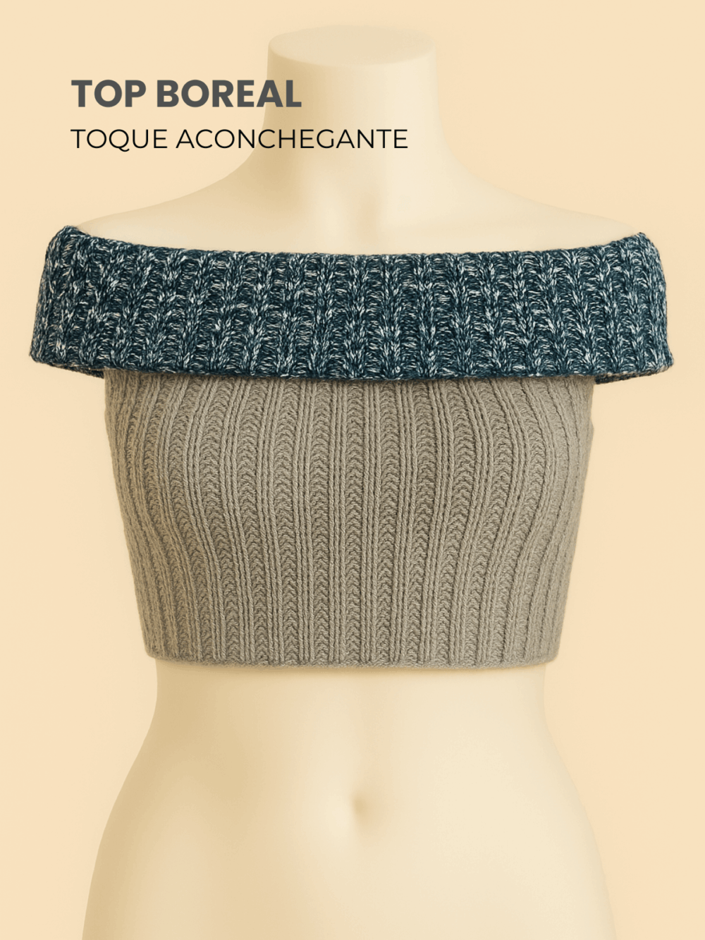 top boreal - coleção inverno de crochê by line