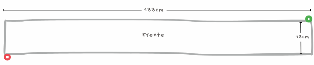 Passo a Passo Cropped Manga Longa 1 Parte 1 Passo a Passo crooped manga longa Base da Peca Frente e Mangas Iniciais