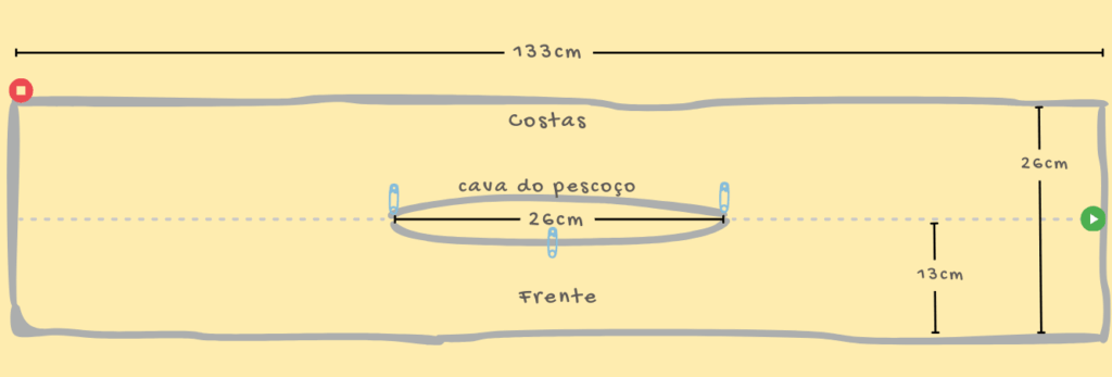 Passo a Passo Cropped Manga Longa 2 Parte 2 Passo a Passo crooped manga longa Formando a Gola e Produzindo as carreiras das Costas