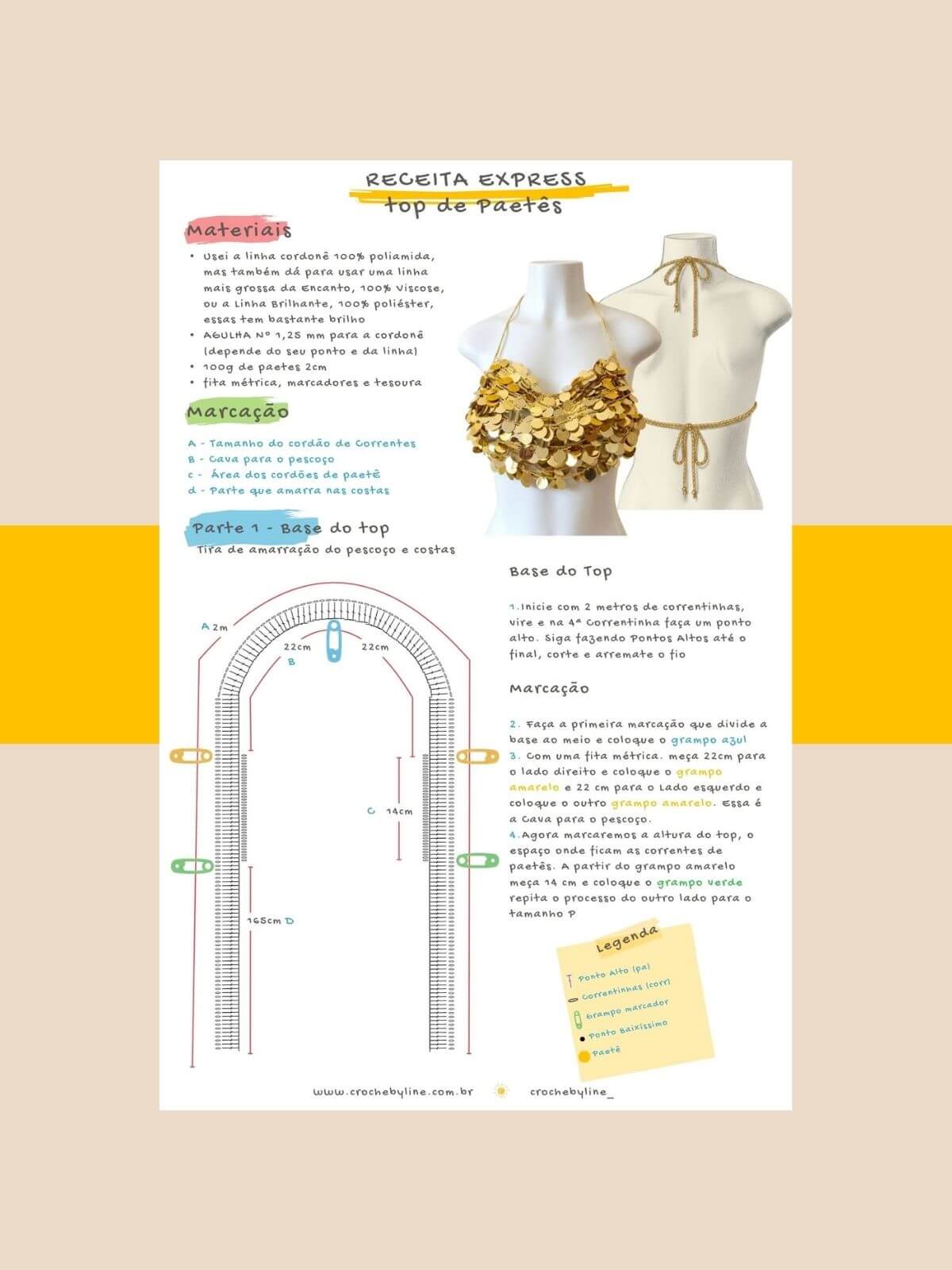 Receita Express do Top Paetês 1 Receita Express do Top Paetês