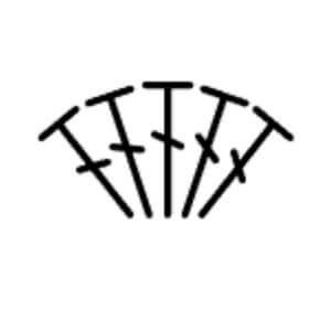 Ponto leque- 5dc shell - 5 Pontos altos no mesmo ponto de base - Símbolos do crochê by line