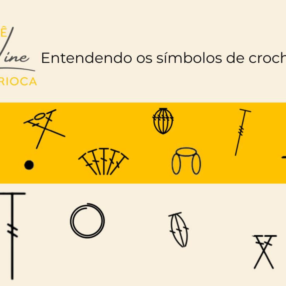 Entendendo os símbolos de crochê