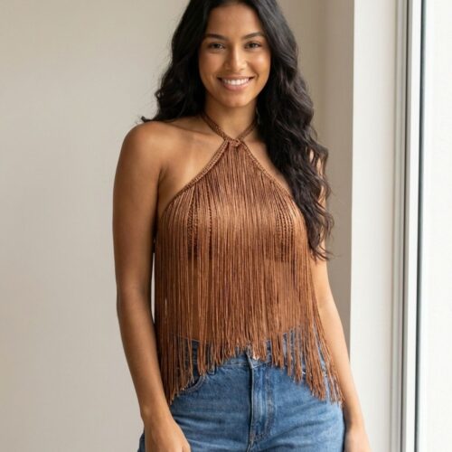 Cropped Franjas Cleo