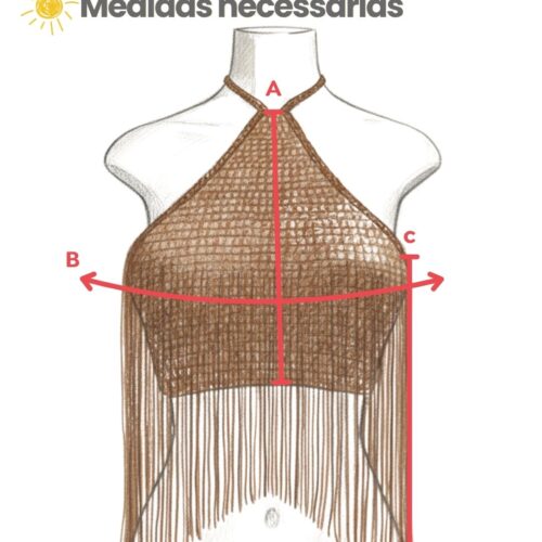 Cropped Franjas Cleo