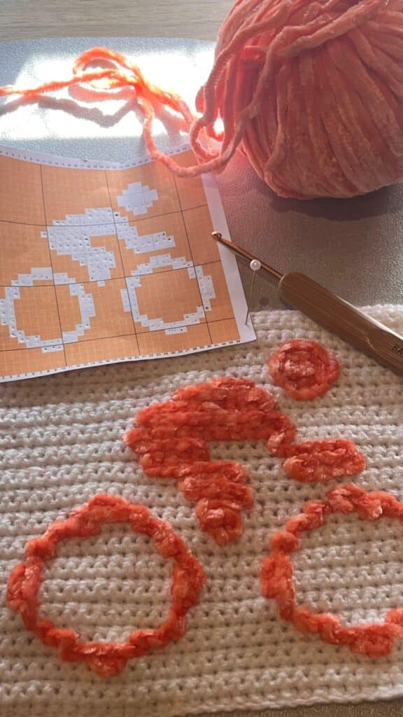Pixel Art em Croche bike bicicleta