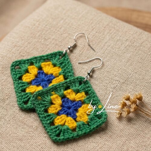 Brincos de Crochê