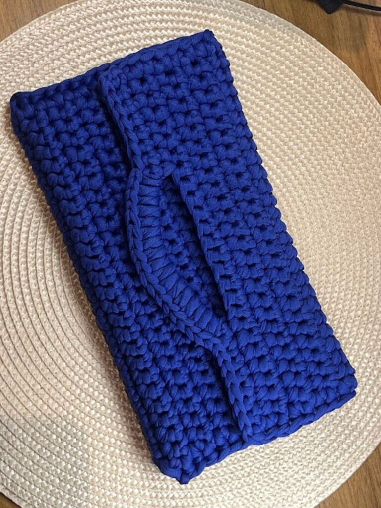 clutch fio de malha receita passo a passo da croche by line 2