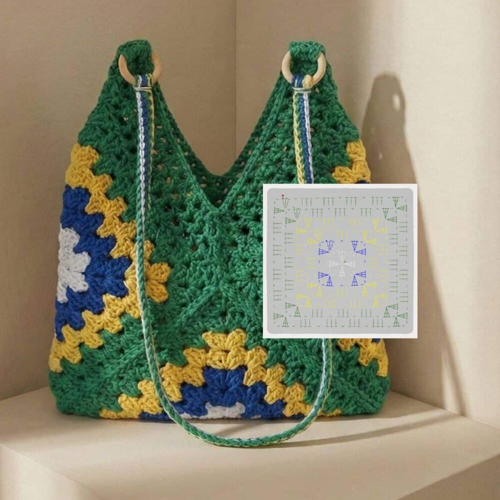 Receita Express: Bolsa Ipanema de Crochê