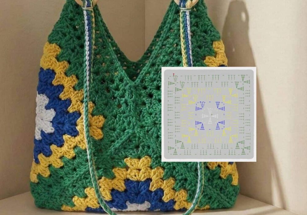 Receita Express: Bolsa Ipanema de Crochê