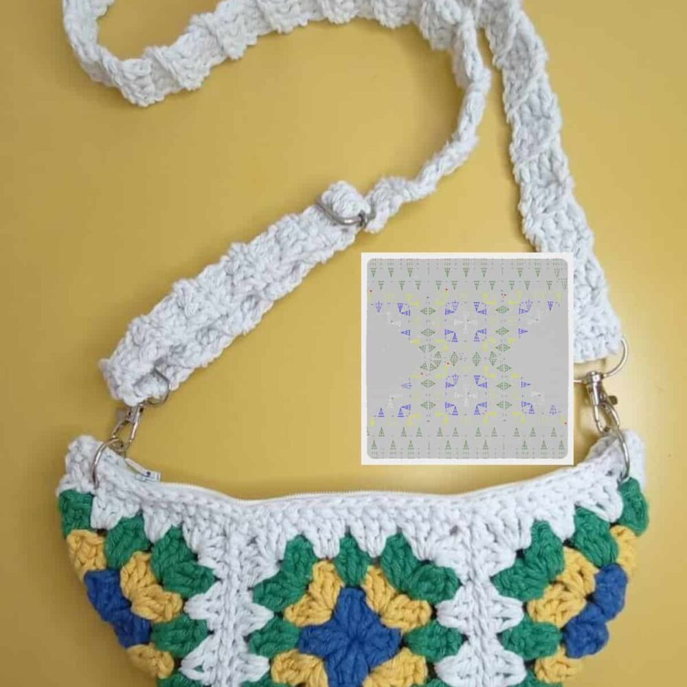 Receita Express: Bolsa Leblon de Crochê