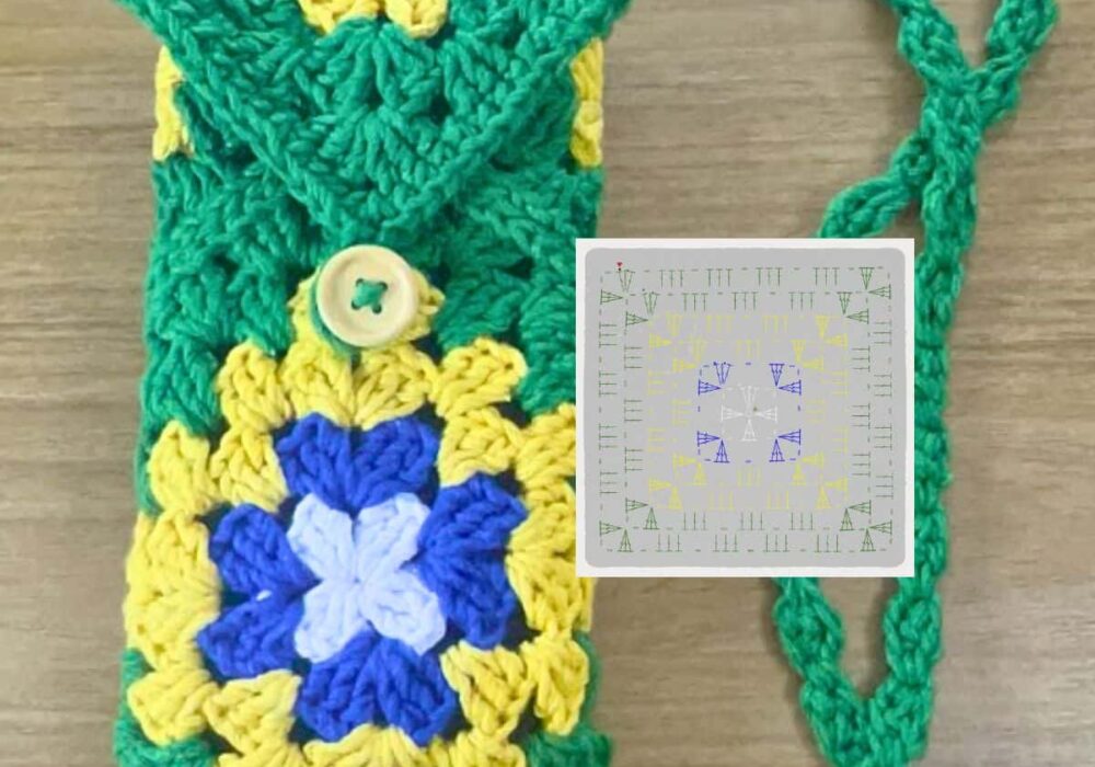 Receita Express: Bolsa Porta Celular de Crochê