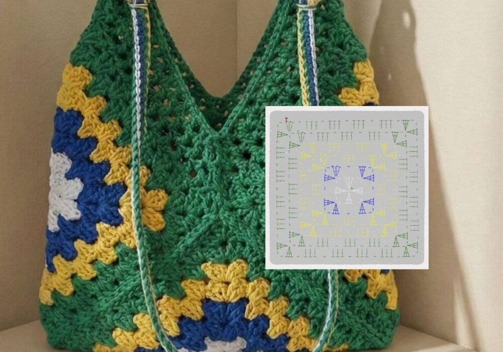 Receita Express: Bolsa Ipanema de Crochê