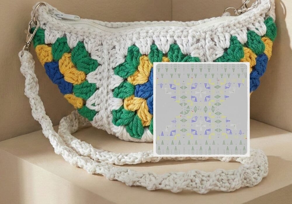 Receita Express: Bolsa Leblon de Crochê