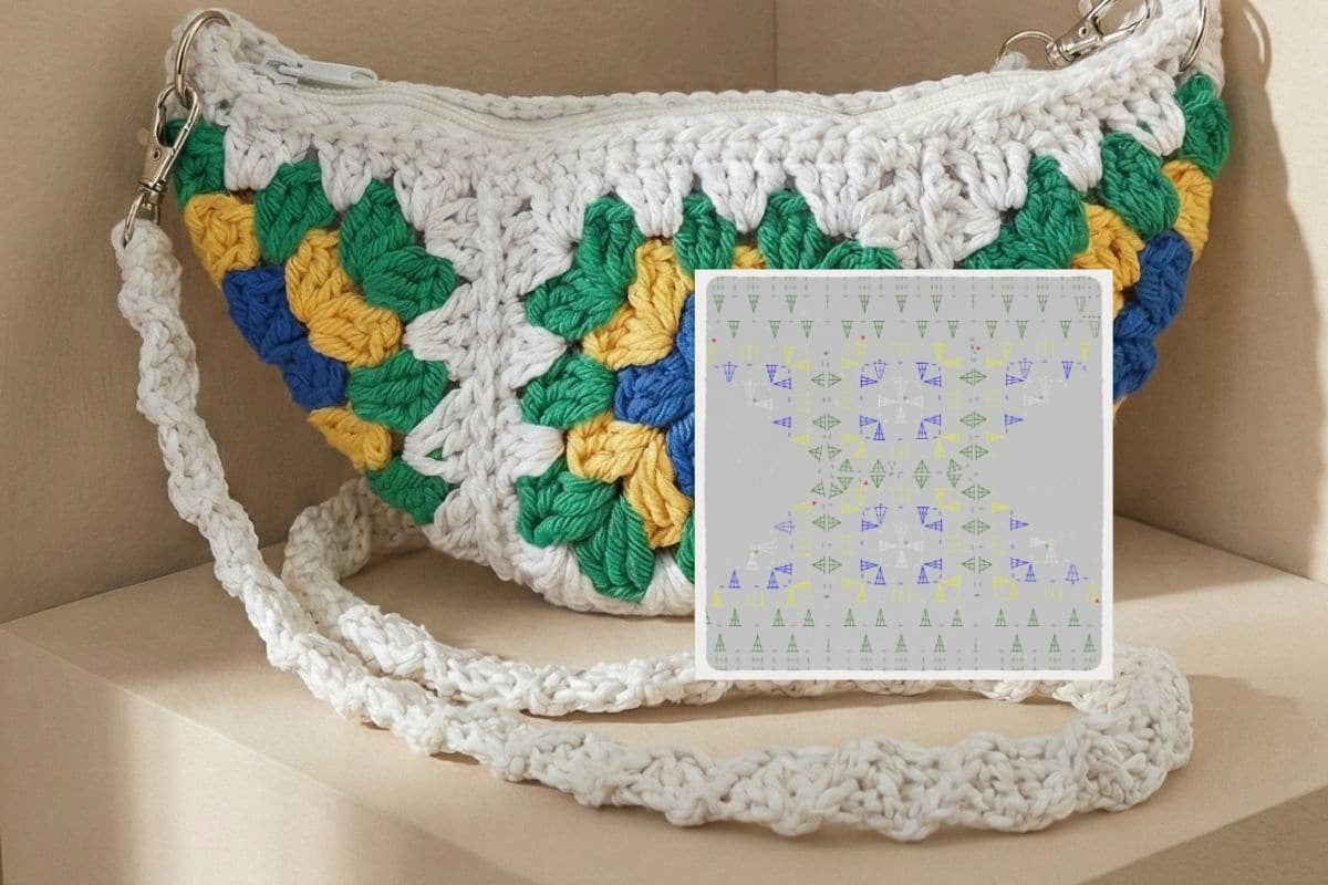 Receita Express: Bolsa Leblon de Crochê