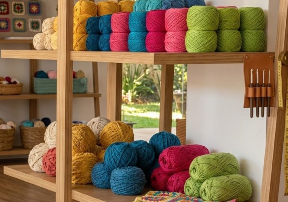 Qual a melhor linha para crochê?