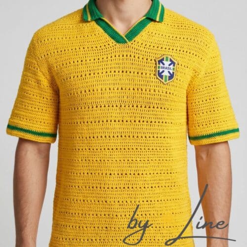 Receita Camisa Retro Brasil 1994