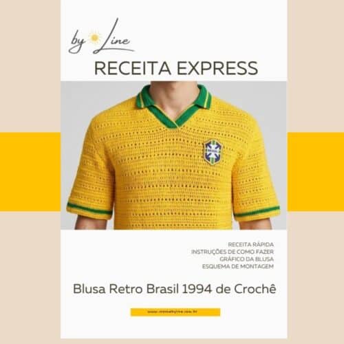 Receita Camisa Retro Brasil 1994