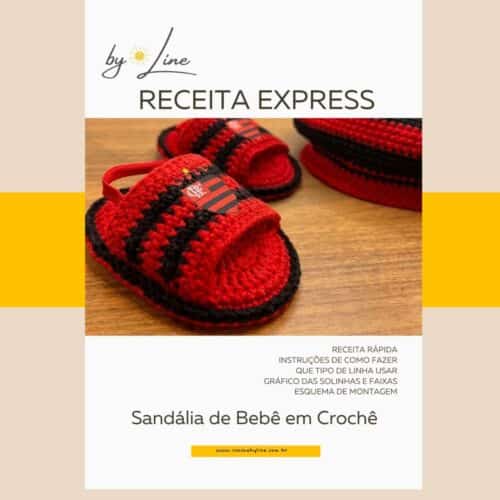 Receita Express Sandália de Bebê Flamengo